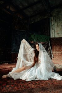 Brautkleid Vintage mit Spitzen