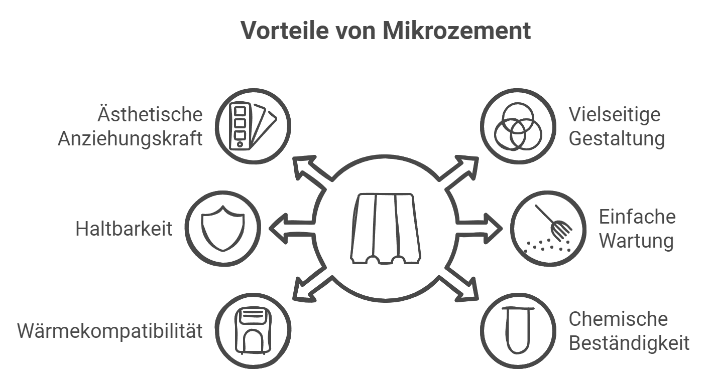 Vorteile von Mikrozement