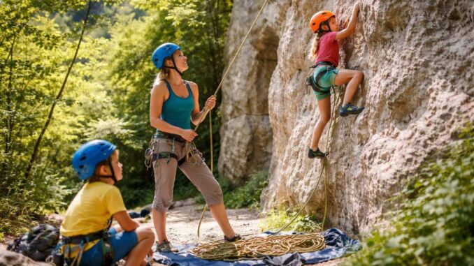 Klettern mit Kindern im Fels: worauf ist zu achten?