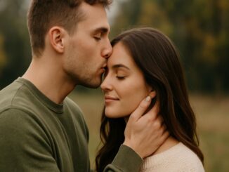 Was bedeutet es, wenn die Affäre einen Kuss auf die Stirn gibt?