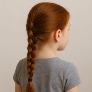 Der Zopf als beliebte Mädchenfrisur im Alltag