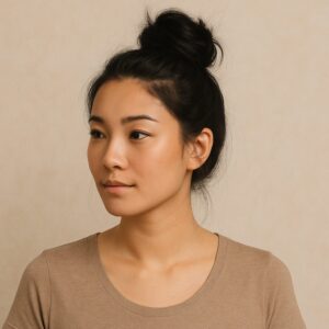 Dutt für lange Haare