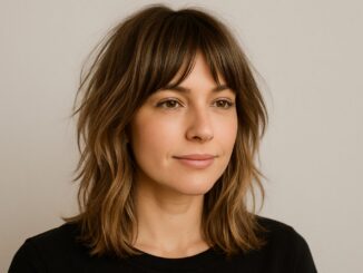 Frisur schulterlang Shaggy Cut