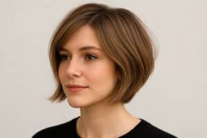 Kurzhaar Frisuren Frauen gestufter Bob