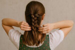 Oktoberfest Frisuren - Zopf flechten