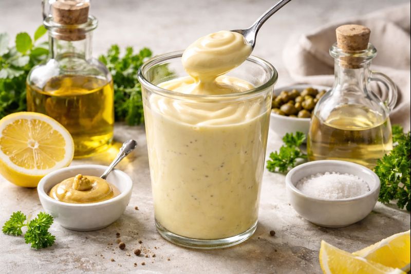 Selbstgemachte Mayonnaise