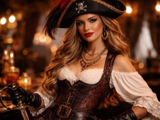 Karneval Kostüm Damen - Sexy Pirat