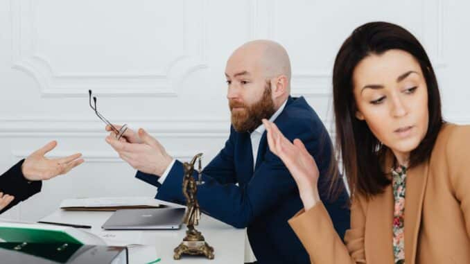 Streitigkeiten bei einer Scheidung